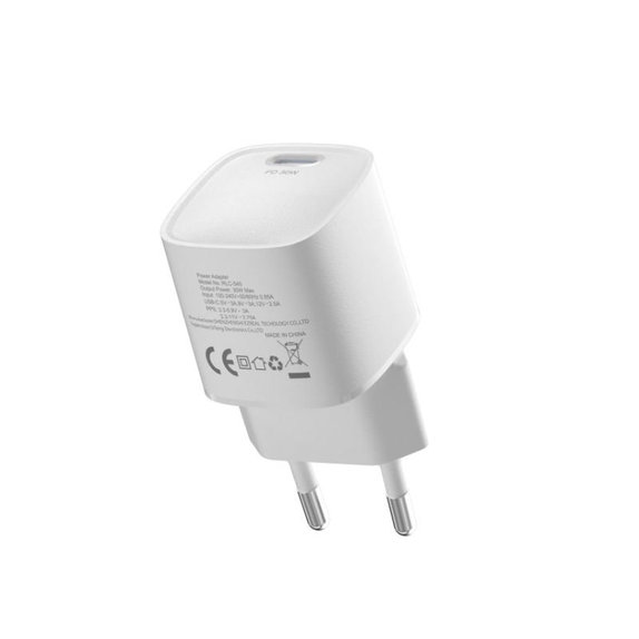 Φορτιστής Mini USB-C, PD 30W, λευκός, Devia