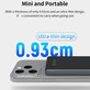 PowerBank MagSafe Extreme Speed Mini με οθόνη, PD 20W, 5000mAh, Space Grey, Devia