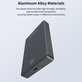 PowerBank MagSafe Extreme Speed Mini με οθόνη, PD 20W, 10000mAh, Space Grey, Devia