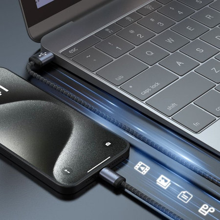 Καλώδιο USB / USB-C Gracious, 2.1A, 2m, μαύρο, Devia