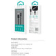 Καλώδιο USB / USB-C Gracious, 2.1A, 2m, μαύρο, Devia