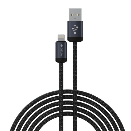 Καλώδιο Lightning / USB Gracious, 2,4A, 1m, μαύρο, Devia