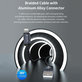 Καλώδιο Lightning / USB Gracious, 2,4A, 2m, μαύρο, Devia
