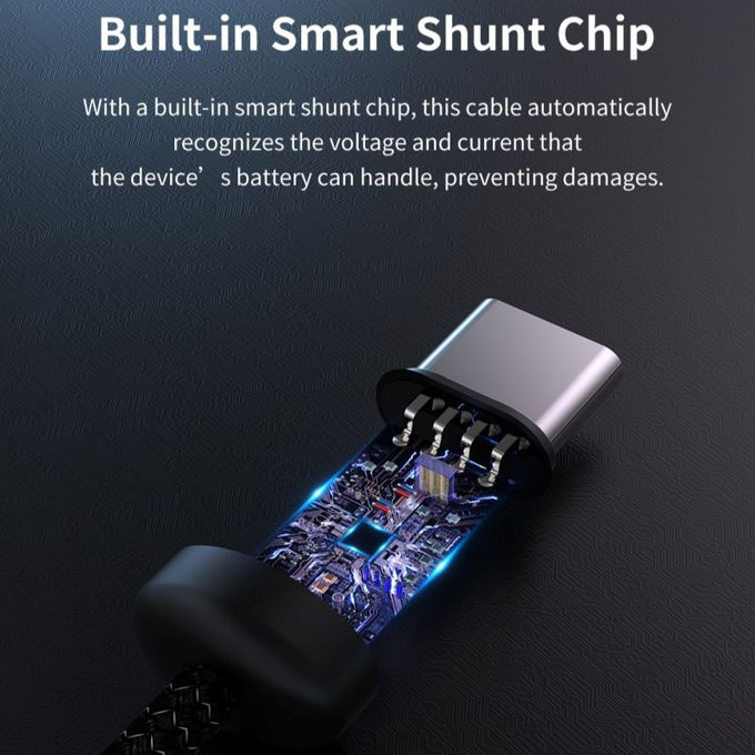 Καλώδιο USB-C / USB-C Gracious, PD 60W, 2m, μαύρο, Devia