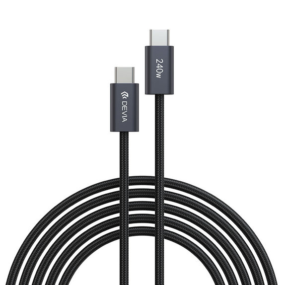 Καλώδιο USB-C / USB-C Extreme Speed, PD 240W, 2m, μαύρο, Devia