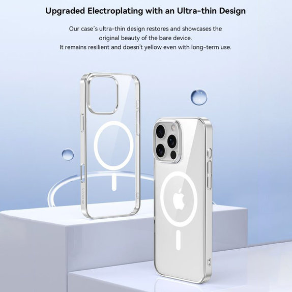 Θήκη Glimmer με MagSafe για iPhone 16, Μαύρη, Devia