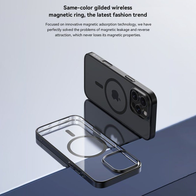 Θήκη Glimmer με MagSafe για iPhone 16, Μαύρη, Devia