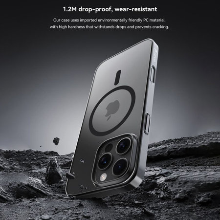 Θήκη Glimmer με MagSafe για iPhone 16 Pro, Μαύρη, Devia