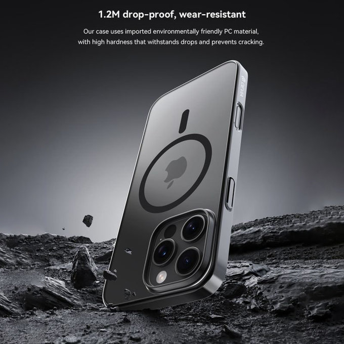 Θήκη Glimmer με MagSafe για iPhone 16 Pro, Μαύρη, Devia