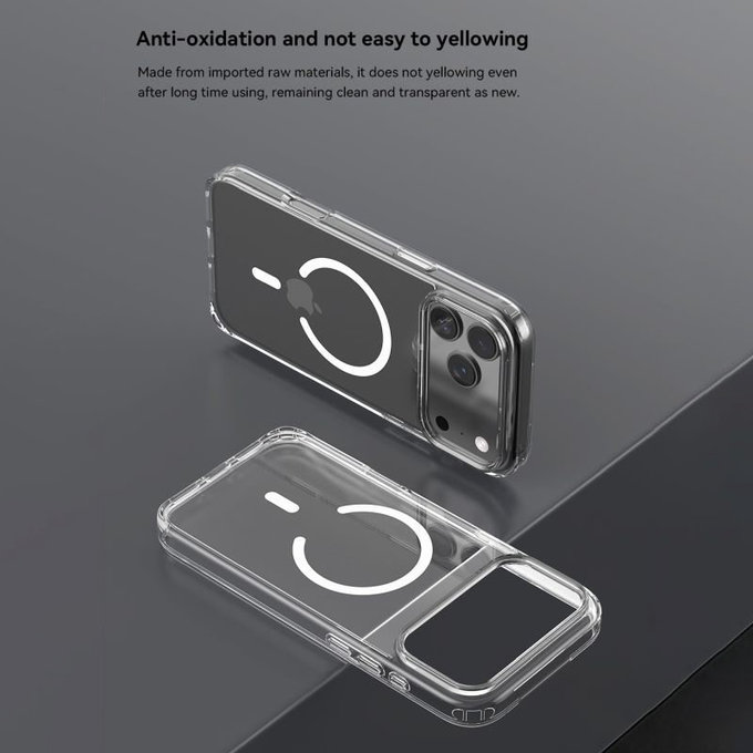 Θήκη Clear με MagSafe για iPhone 17 Pro, διάφανη, Devia