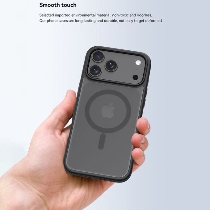 Θήκη Pino με MagSafe για iPhone 17, Μαύρη, Devia