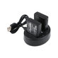 2 baterie z ładowarką doNikon Coolpix P7000, P7700, D3100, D3200, D5100, 1030mAh, Li-Ion, 7.4V, EN-EL14, HQ