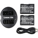 2 baterie z ładowarką doNikon Coolpix P7000, P7700, D3100, D3200, D5100, 1030mAh, Li-Ion, 7.4V, EN-EL14, HQ