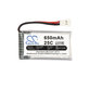 Μπαταρία για Hubsan X4 H107, 650mAh, Li-Pol, 3.7V, H107C-A24, HQ