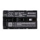 Μπαταρία για Line 6 James Tyler Variax, Line 6 JTV Guitar, 2600mAh, Li-Ion, 7.4V, BA12, HQ