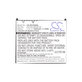 Μπαταρία για HP Compaq iPAQ rx3000, rx3115, rx3700, hx2110, hx2790, 1400mAh, Li-Ion, 3.7V, HSTNH-M03B-SS, HQ