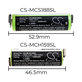Μπαταρία για Moser Easy Style 1881, 2000mAh, Ni-MH, 1.2V, 1852-7531, HQ