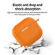 Θήκη Σιλικόνης για AirPods 4, Πορτοκαλί, Orange