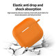 Θήκη Σιλικόνης για AirPods 4, Πορτοκαλί, Orange