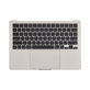 Άνω πλαίσιο πληκτρολογίου για MacBook Air 13", A3113 (2024), με πληκτρολόγιο US και μπαταρία, Starlight, 661-40229, Genuine Apple