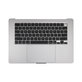 Άνω πλαίσιο πληκτρολογίου για MacBook Air 15", A3114 (2024), με πληκτρολόγιο US και μπαταρία, Space Gray, 661-40266, Genuine Apple