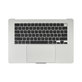 Άνω πλαίσιο πληκτρολογίου για MacBook Air 15", A3114 (2024), με πληκτρολόγιο US και μπαταρία, Silver, 661-40267, Genuine Apple