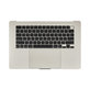 Άνω πλαίσιο πληκτρολογίου για MacBook Air 15", A3114 (2024), με πληκτρολόγιο US και μπαταρία, Starlight, 661-40268, Genuine Apple