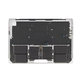 Άνω πλαίσιο πληκτρολογίου για MacBook Pro 14", A3185 (2024), με πληκτρολόγιο US και μπαταρία, Silver, 661-50211, Genuine Apple