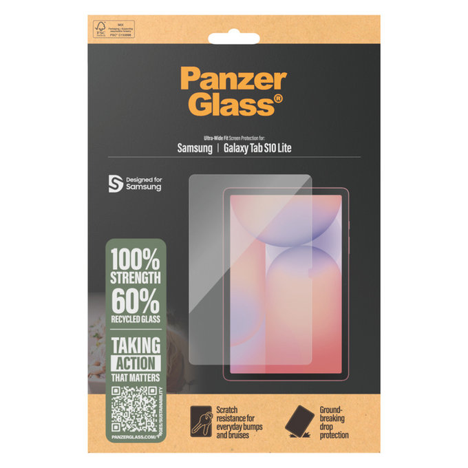 Σκληρυμένο γυαλί UWF για Samsung Galaxy Tab S10 Lite, Διάφανο, PanzerGlass