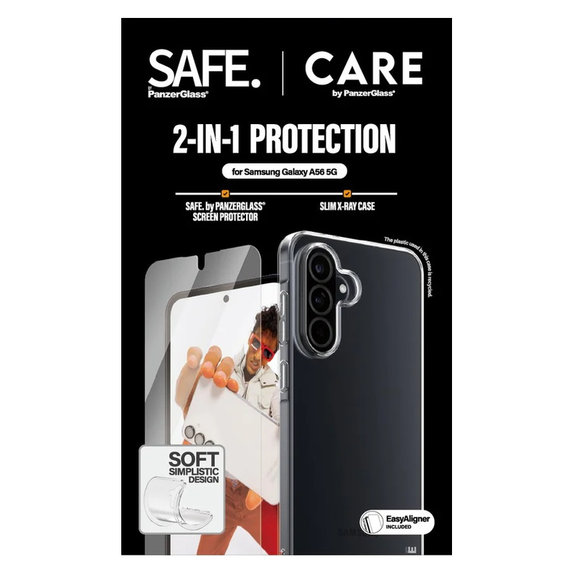 Bundle 2 σε 1 με εφαρμογέα για Samsung Galaxy A56 5G, PanzerGlass