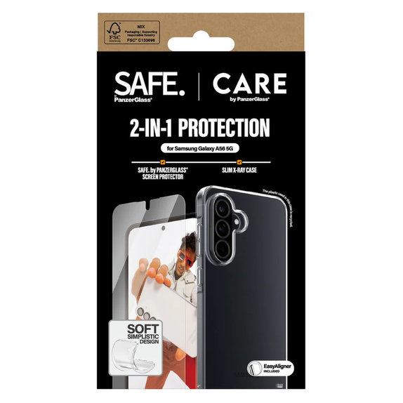 Bundle 2 σε 1 με εφαρμογέα για Samsung Galaxy A56 5G, PanzerGlass