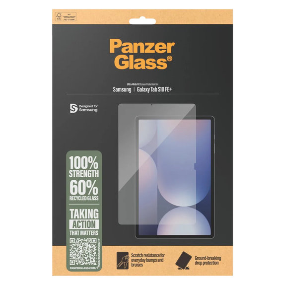 Σκληρυμένο γυαλί UWF για Samsung Galaxy Tab S10 FE+, Διάφανο, PanzerGlass