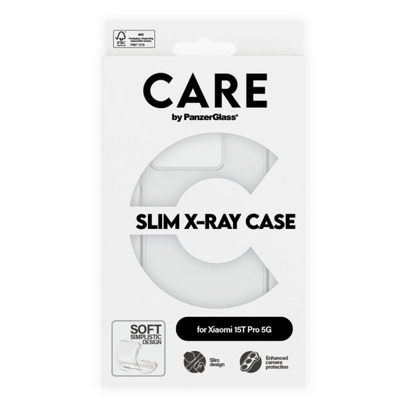 Θήκη X-Ray για Xiaomi 15T Pro 5G, Διαφανές, CARE