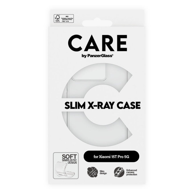 Θήκη X-Ray για Xiaomi 15T Pro 5G, Διαφανές, CARE