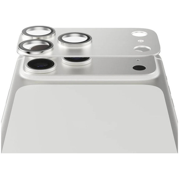 Προστατευτικό καλύμματος φακού Fender για iPhone 17 Pro, Ασημί, PanzerGlass