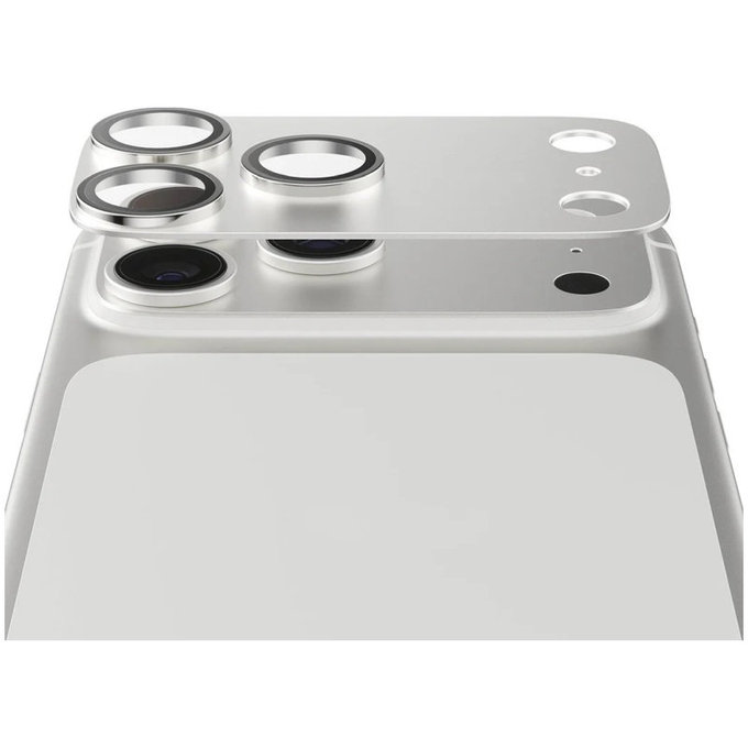 Προστατευτικό καλύμματος φακού Fender για iPhone 17 Pro, Ασημί, PanzerGlass