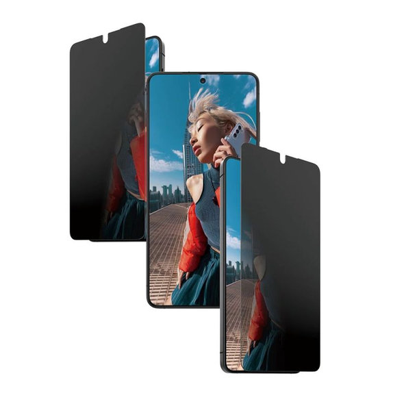 Σκληρυμένο γυαλί UWF 2-Way Privacy με FASTFIT In-A-Box για Samsung Galaxy S26+, διάφανο, clear, PanzerGlass