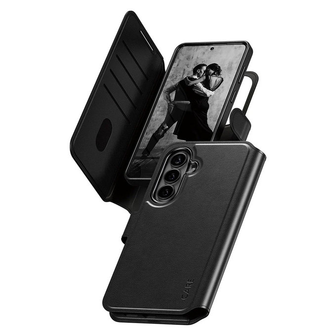Θήκη Tango Wallet Two-In-One με QI για Samsung Galaxy S26+, Μαύρο, PanzerGlass