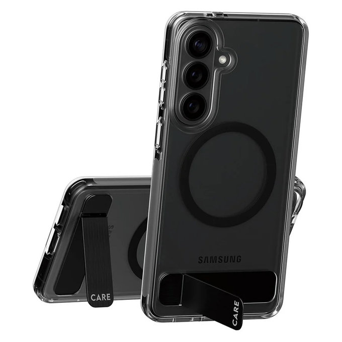 Θήκη Kickstand με μαύρο QI για Samsung Galaxy S26+, Μαύρο, PanzerGlass