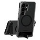 Θήκη Kickstand με μαύρο QI για Samsung Galaxy S26 Ultra, Διάφανο, PanzerGlass