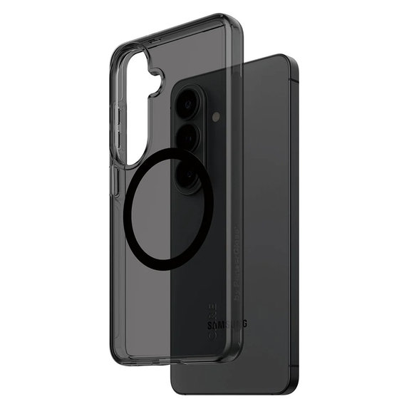 Θήκη Smokey με μαύρο QI για Samsung Galaxy S26, Μαύρο, PanzerGlass