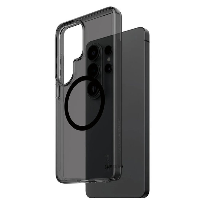 Θήκη Smokey με μαύρο QI για Samsung Galaxy S26 Ultra, Μαύρο, PanzerGlass