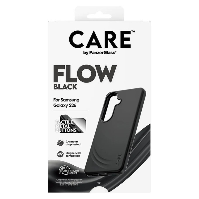 Θήκη FLOW με QI για Samsung Galaxy S26, Μαύρο, PanzerGlass