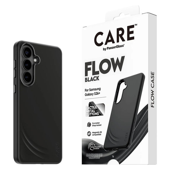 Θήκη FLOW με QI για Samsung Galaxy S26+, Μαύρο, PanzerGlass