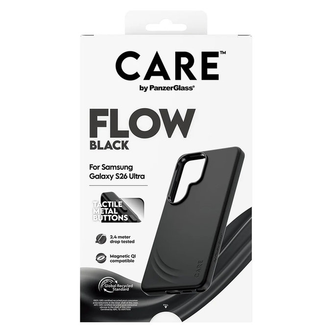 Θήκη FLOW με QI για Samsung Galaxy S26 Ultra, Μαύρο, PanzerGlass