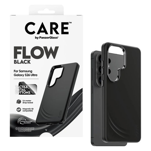 Θήκη FLOW με QI για Samsung Galaxy S26 Ultra, Μαύρο, PanzerGlass