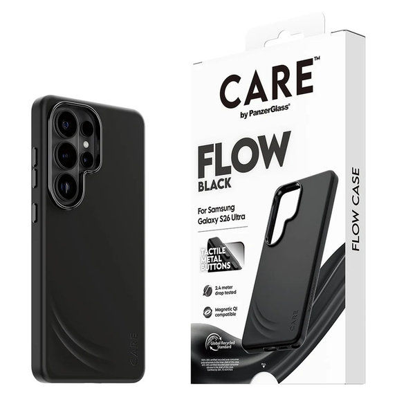Θήκη FLOW με QI για Samsung Galaxy S26 Ultra, Μαύρο, PanzerGlass