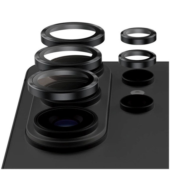 Προστατευτικό καλύμματος φακού Hoops Ceramic II για Samsung S26 Ultra, Μαύρο, PanzerGlass