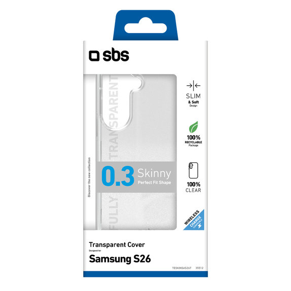 Θήκη Skinny για Samsung Galaxy S26, διαφανής, Transparent, SBS