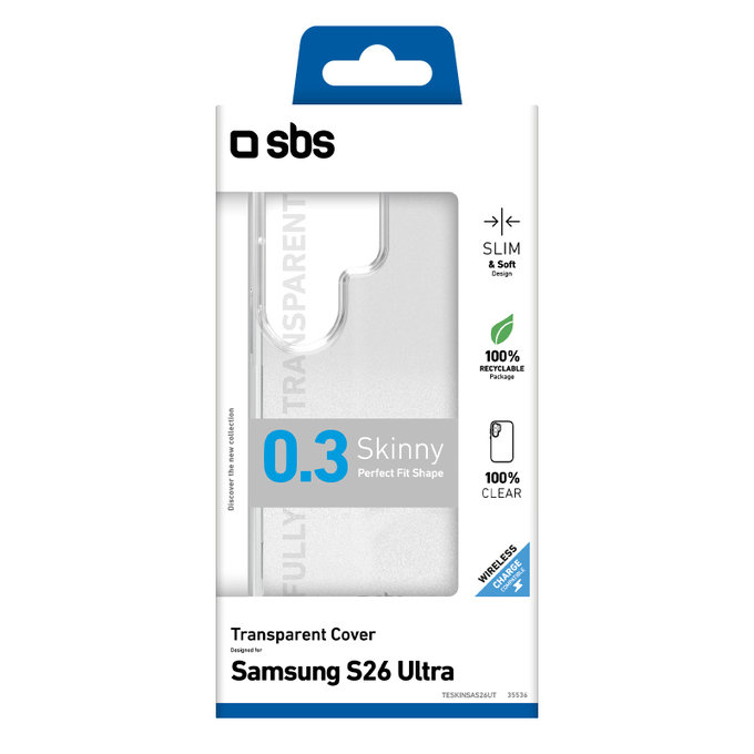 Θήκη Skinny για Samsung Galaxy S26 Ultra, διαφανής, Transparent, SBS